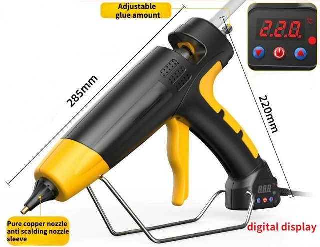 Adjustable Temperature Glue Gun, Professional Hot Glue Gun 800w