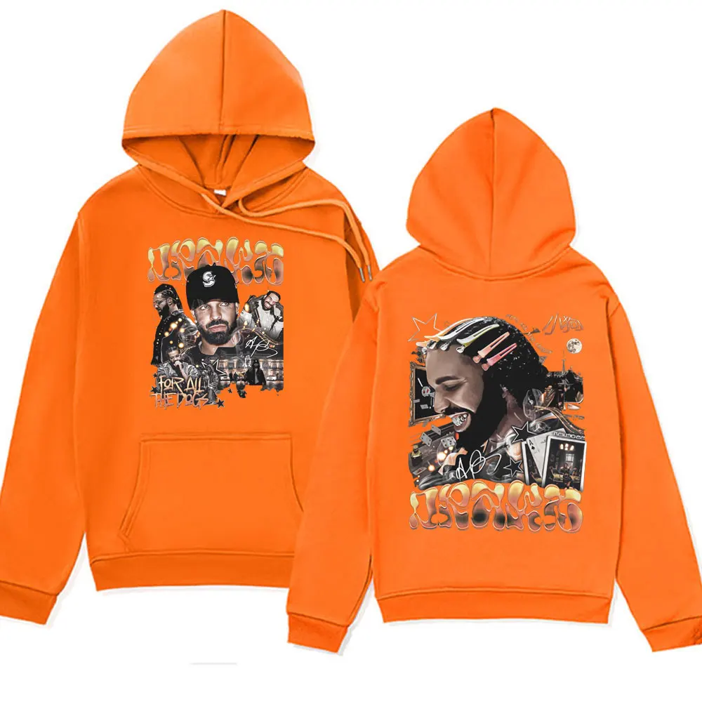 Rapper Drake Albums Concert Graphics Printed Hoodie Men Women Hip Hop Sweatshirts Oversized Streetwear Long Sleeve Pullover Male