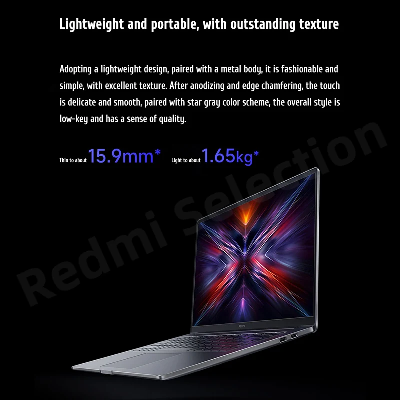 Xiaomi REDMI Book 16 Laptop 2025 Intel Core 5 Processor 220H Intel Graphics 16G/32G RAM 1TB SSD 16-inch 2.5K Screen Notebook PC 3