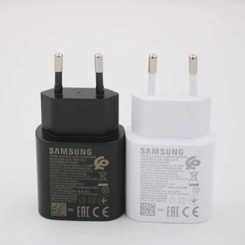 25W Super Fast Charger with EU Power Adapter and Type C PD Cable