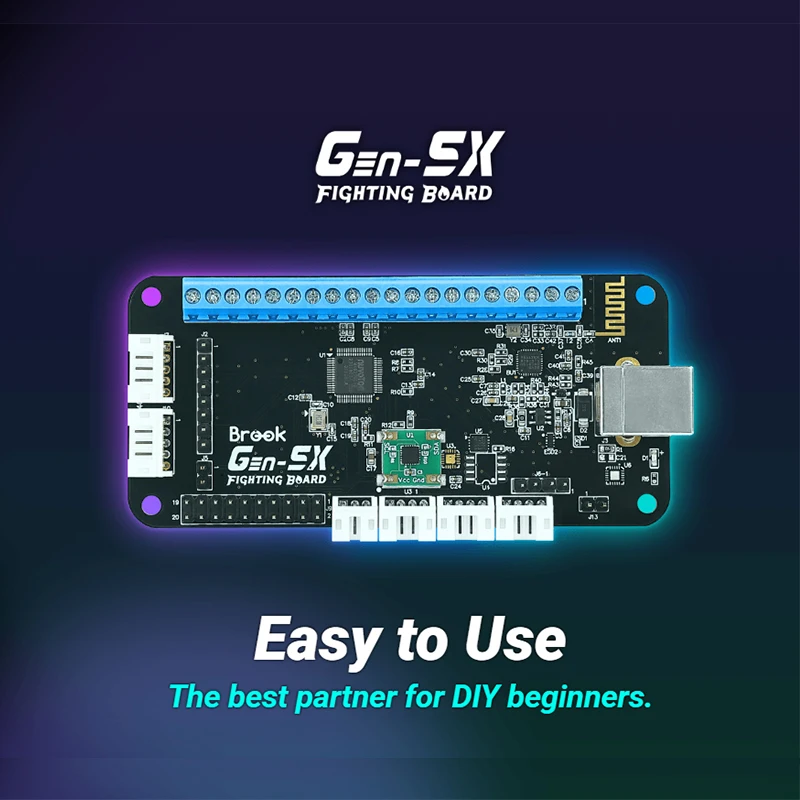 Brook Gen-5X Fighting Board Multi-Platform Controller with RGB-LED