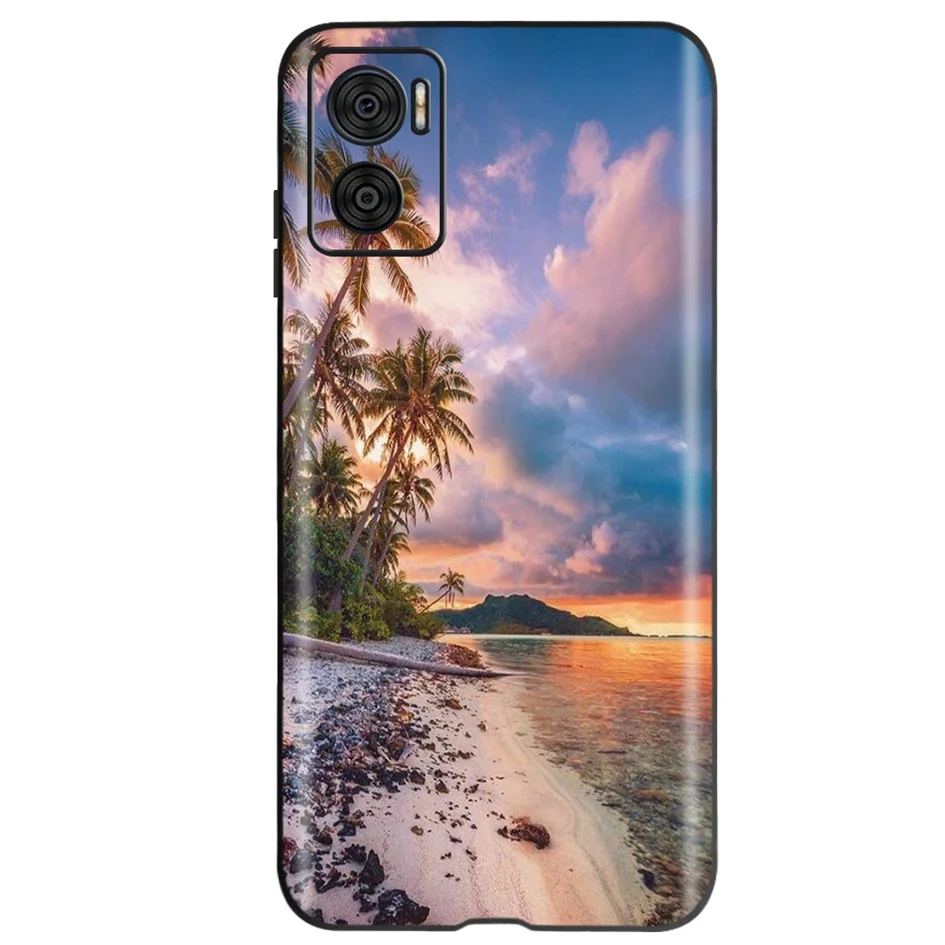 Sleek Black Silicone Soft Back Cover - Fashionable Protective Case