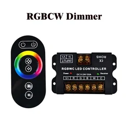 Wireless RF Touch LED Dimmer for Customizable LED Strip Lighting (RGBCW Dimmer)