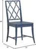 X-Back Dining (Set of 2) Side Chair, Blue 3