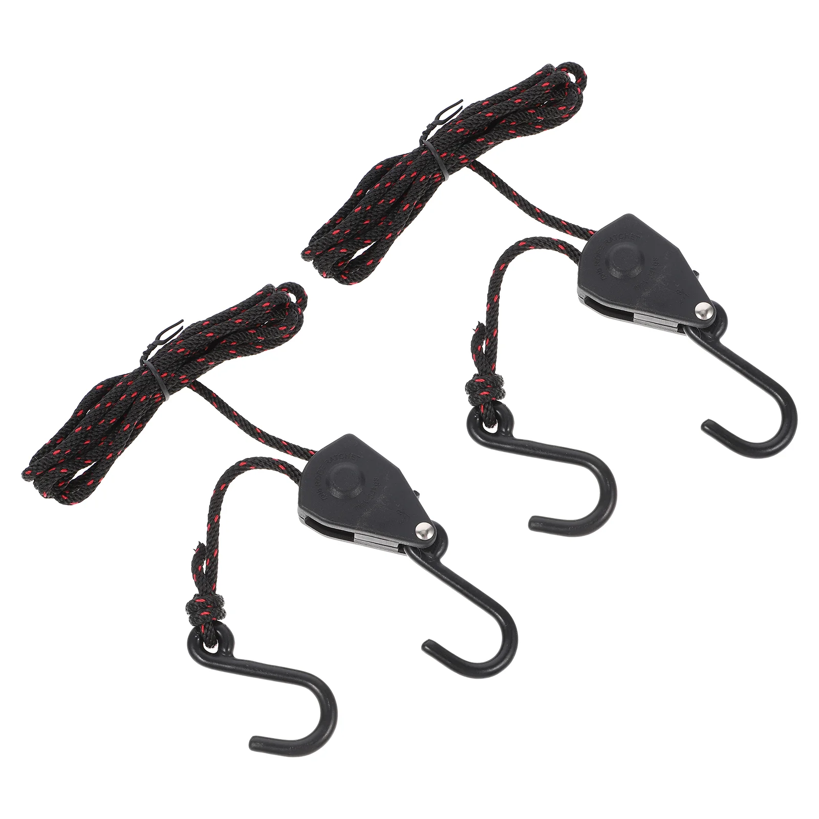 

Cargo Ratchet Pulley Rope Hanger 2PCS Kayak Tie Down Straps Canoe Adjustable Rope Hanger