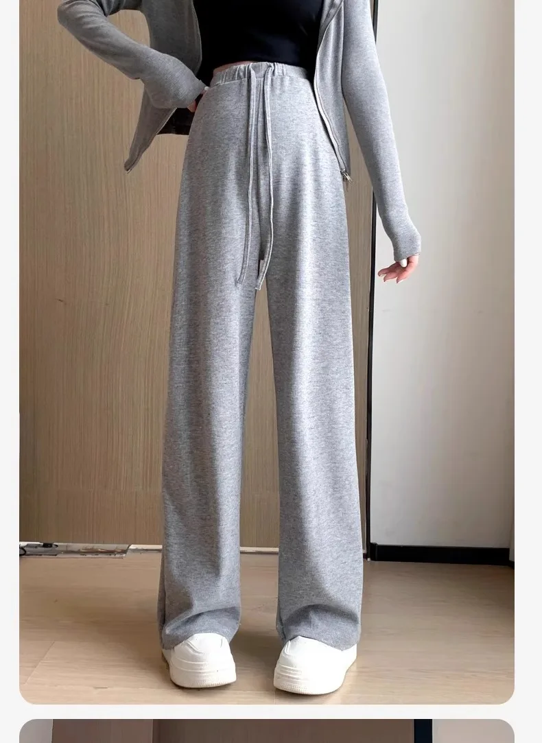 Umstandshosen Frühlings- und Herbstmodelle Hosen mit weitem Bein ohne Babykleidung Umstands-Freizeithosen Große Klebreishosen – Detail 38