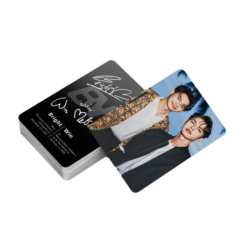 アイドルグッズ BrightWin POST CARD&LOMO&CARD&BOOK MARK 92Pcs/Set Thailand Stars BRIGHTWIN Album Laser Lomo Card