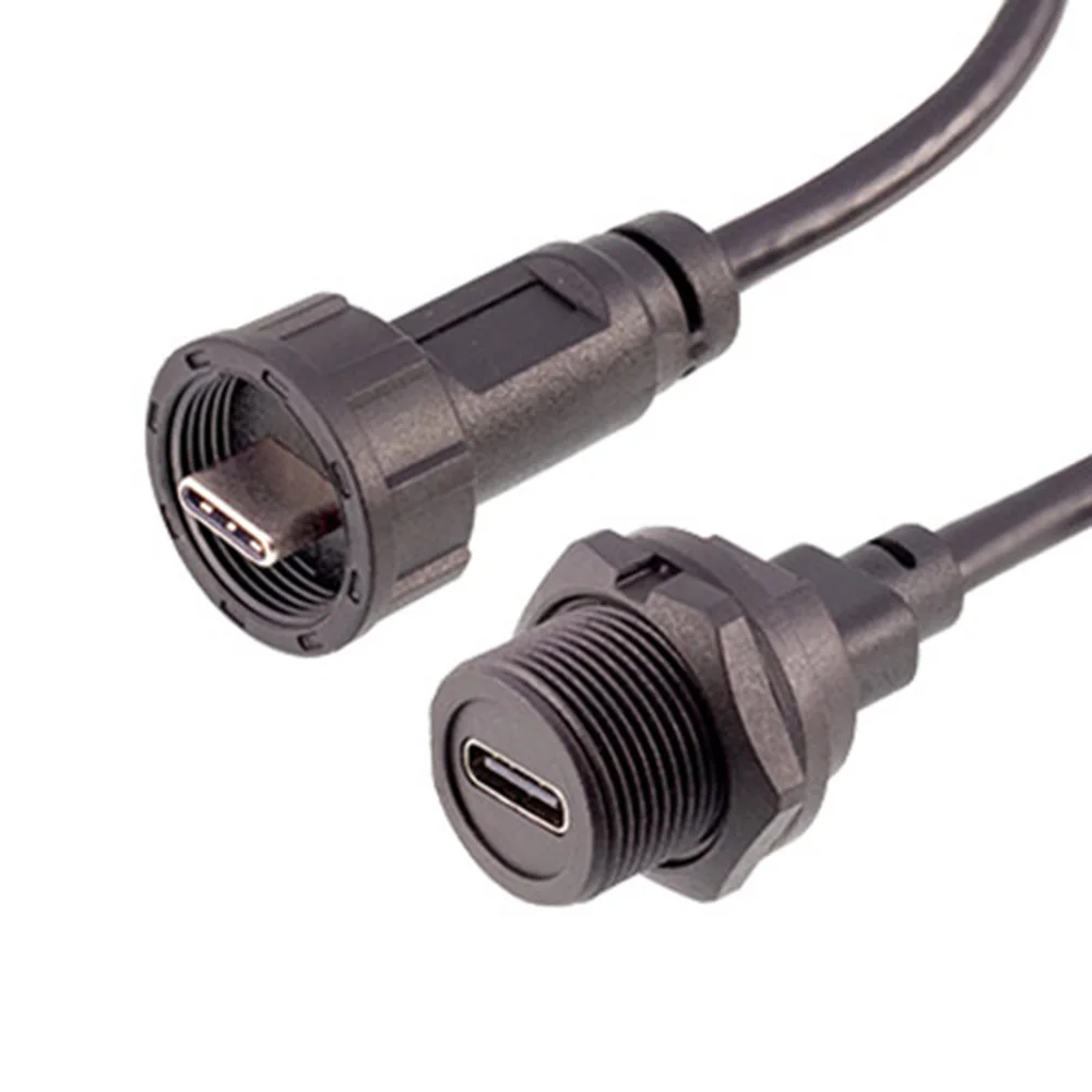 Cavo di prolunga USB 3.1 impermeabile IP68, tipo C, maschio a