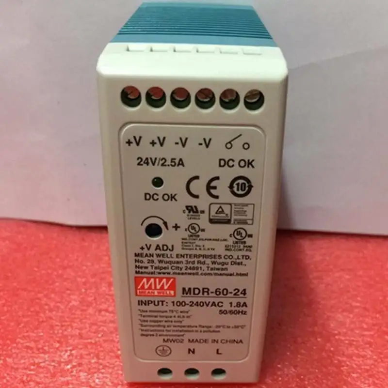 

New MEANWELL MDR-60-24 Switching Power Supply 60W 24V2.5A