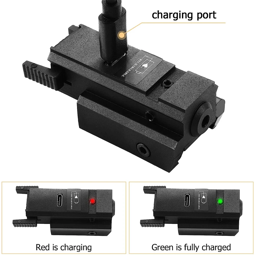 Red Green Dot Laser Sight USB Rechargeable Quick Release Airsoft Pistol Laser Sight Tactical Pointer for Glock Taurus laser pointer red dot laser sight laser sight