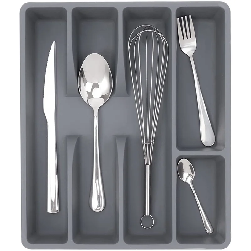 Kitchen Drawer Organizer Silverware Holder Utensil Organizer