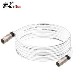 F Male Connector DH RG6 Coaxial Cable Solid copper Double Shielded Audio Video TV digital cable Antenna Internet And Satellite