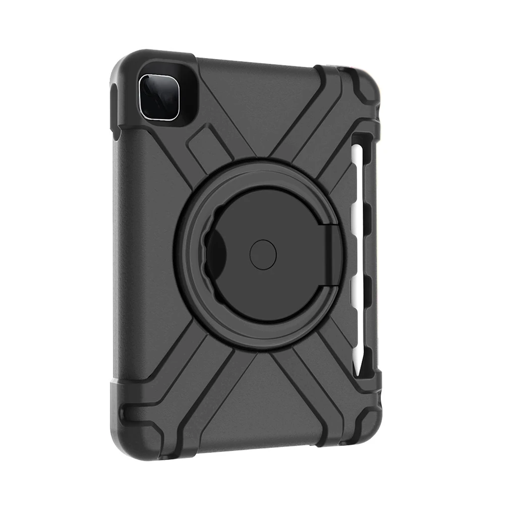 Custodia Protettiva Per Ipad Air 4 Custodia 10.9 Con Cavalletto Girevole/Custodia Portamatite Per Ipad Air 4-Nero