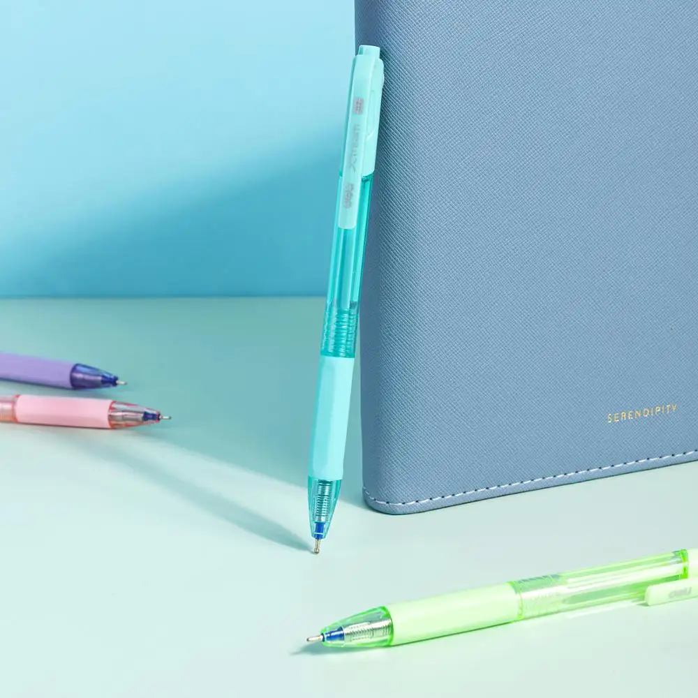 DELI Gel Pens Ballpoint Pen 0.7mm Macaroon Colored Writing Supplies