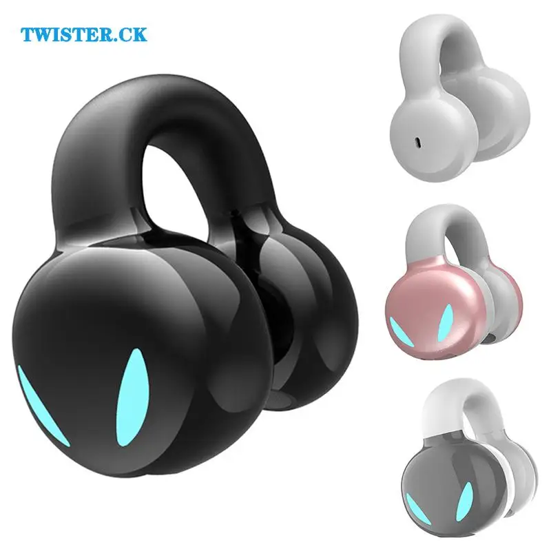 

YX03 Wireless Bluetooth Compatible Headset Earclip Headset Bone conduction Headset Stereo External Audio Business Campaign