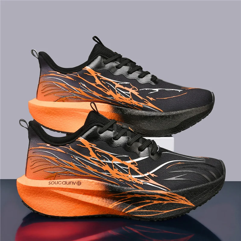 Men Marathon Running Shoes Sports Carbon Board