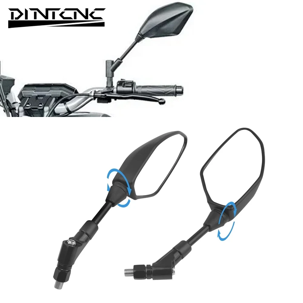 인증 미러 오토바이 액세서리, YAMAHA MT 07 09 MT-07 MT-09 MT09 MT07 2014-2023 E24, 사이드 백미러