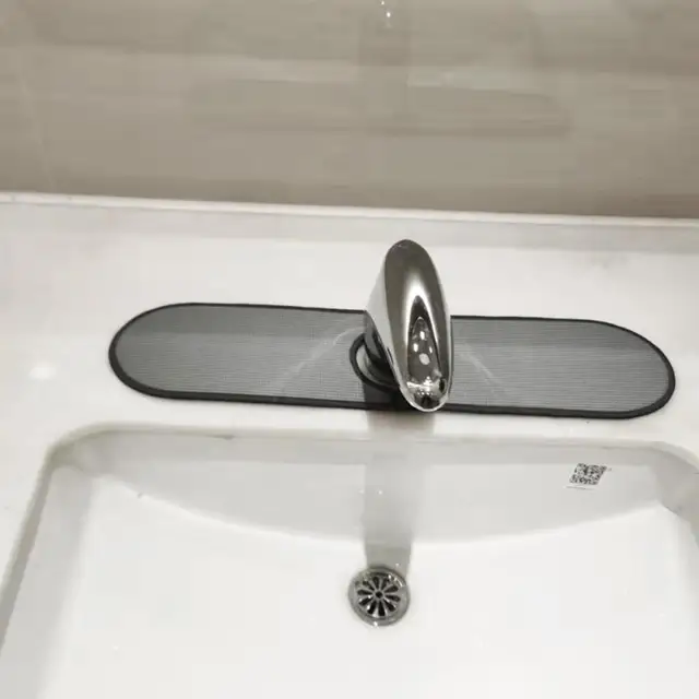 Konyhai Csaptelep Abszorbens Szőnyeg Mosogató Fröccsöntő Mikroszálas Splash Fogó Négyzet Alakú Munkalapos Konyha Tisztítás