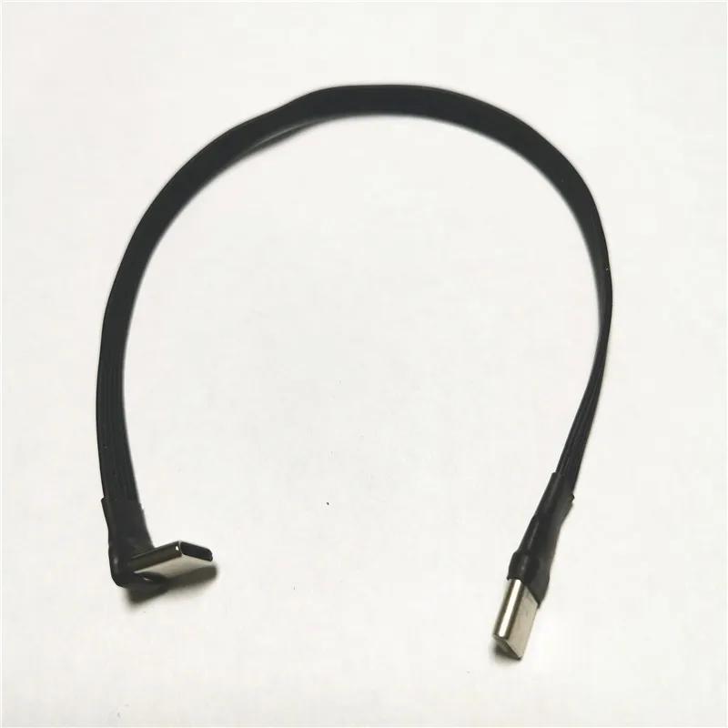 Flache ellenbogen USB-C Typ C Up & Down 90 Grad daten lade PD Kabel Links und Rechts USB C universal daten kabel für Android handys