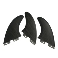 RISECE FCS2 AM2 Honeycomb Surfboard Fins Dual Tab Hexa Core Thruster Fin Set 3PCS 1