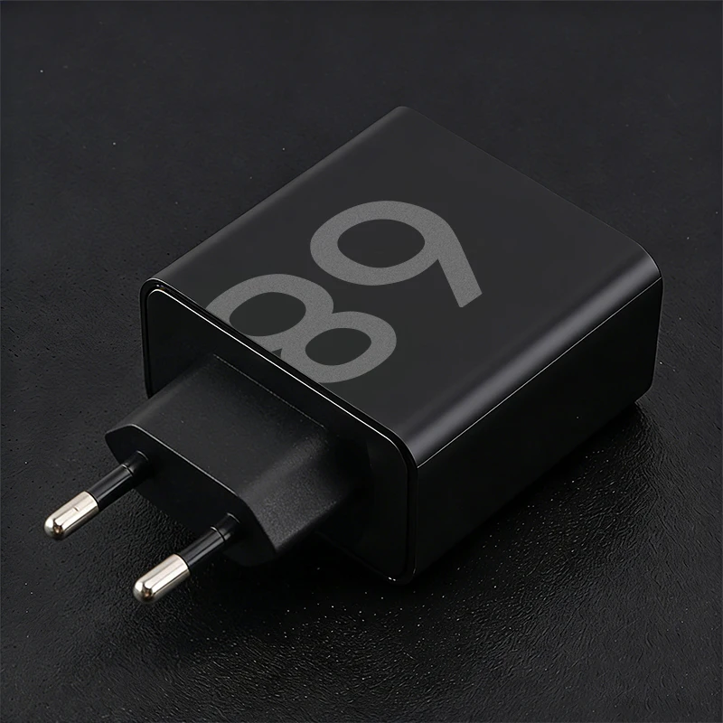 68W Fast USB-C Charger with Data Cable