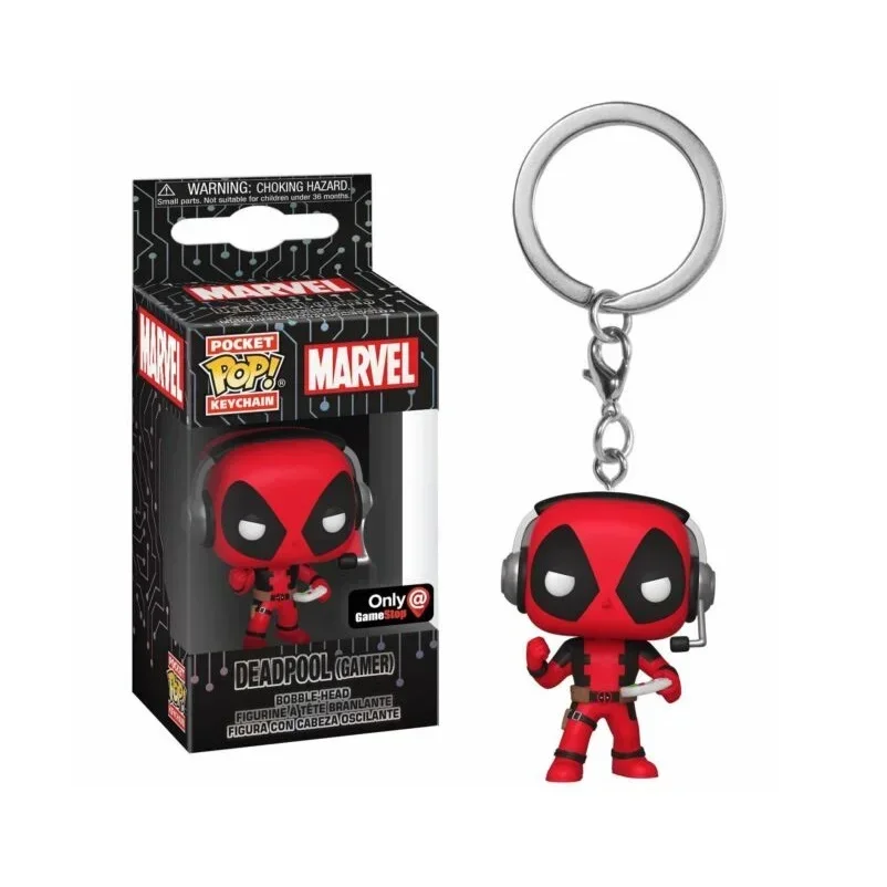 thumbnail image 5 of FUNKO Pop Llavero Juguete Katy Pantera Negra Iron Man Spider Deadpool Gamer Lilo Stitch Mickey Minnie Chooper Optimus Prime Juguete L07, 5 of 5