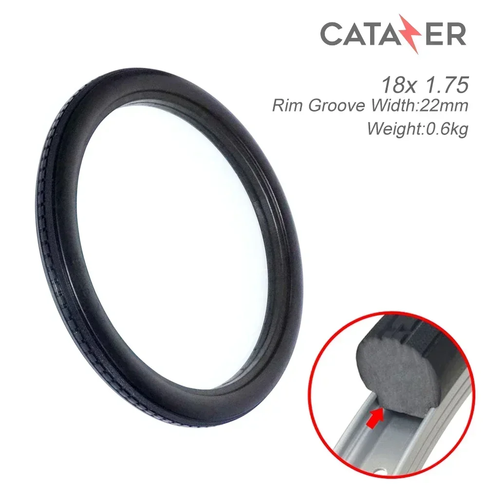 

18*1.75 Bike Tyre Bicycle Solid Tire 18 Inch Tubeless Airless Tyre Explosion Proof Anti Stab Riding BMX Bike Tire