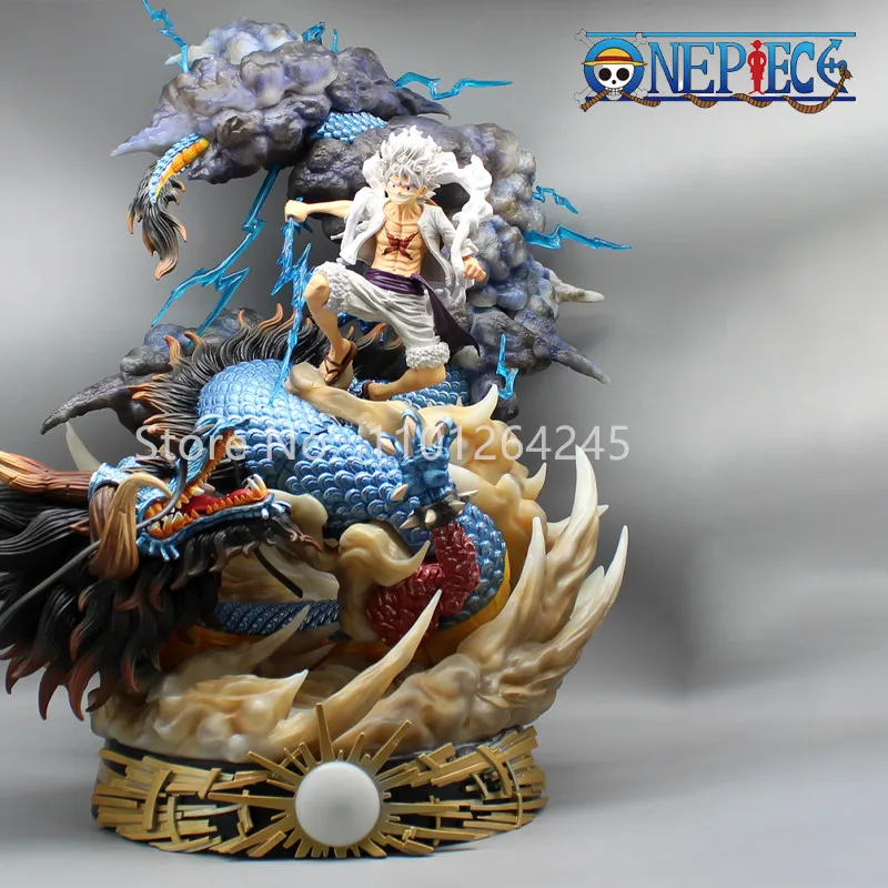 

Presale 55cm Anime Nika Luffy One Piece Figures Gear Monkey D Luffy VS Kaido Action Figure PVC Model Collection Statue Toy Gift