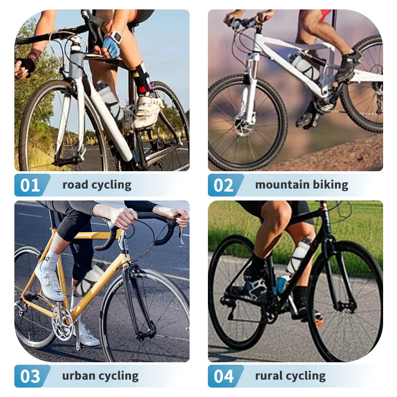 3K Carbon Bicycle Bottle 2 PCS Bicycle Bottle Holder Accessories Water Set
