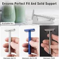 Razor Stand - Lightweight and Highly Durable Safety Razor Stand for Henson AL13, Henson AL13-M, Henson Ti22 2