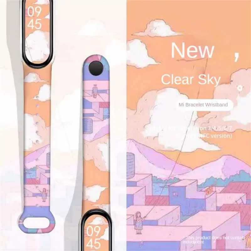 

Watch Strap for Mi Band 7 Silicone Wrist Strap Replacement Bracelet Wriststrap Watch Band Sport Strap Bracelet Smart Accessories