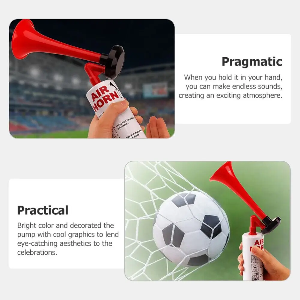 Plastic Horn Bicycle Horn Handheld Air Horn Portable Air Pump Horn Party Accessories Security Emergency Horns Fire Alarm