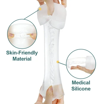 Male Penis Vacuum Pump Enlarge Delay Ejaculation Masturbator Penile Enlargement Erection Enhancer Trainer Adult Sex Toys for Men 3