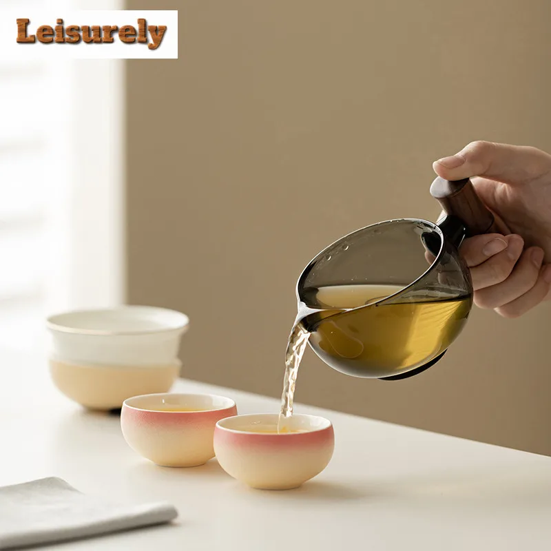 Panda Bamboo Joint Travel Tea Set Kit Boutique 1 Pot 2 Cups Tea Brewing Organizer Portable Camping Handbag Supplies Decoration