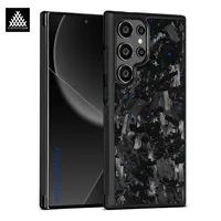 Magnetic Real Forged Carbon Fiber Case For Samsung Galaxy S25 S24 S23 S22 S21 Ultra S24 FE Wireless charging Cover with MagSafe