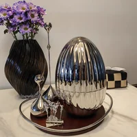 Silver Candle Holder, Metal Candlestick Romantic Art Table Decoration For Home Dining , Wedding Photography Props 5