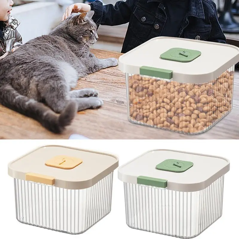 

Pet Food Storage Bin Visibility Design Pet Food Organizer Storage Bucket Pet Food Grain Storage Tank Dog Cat Accessories