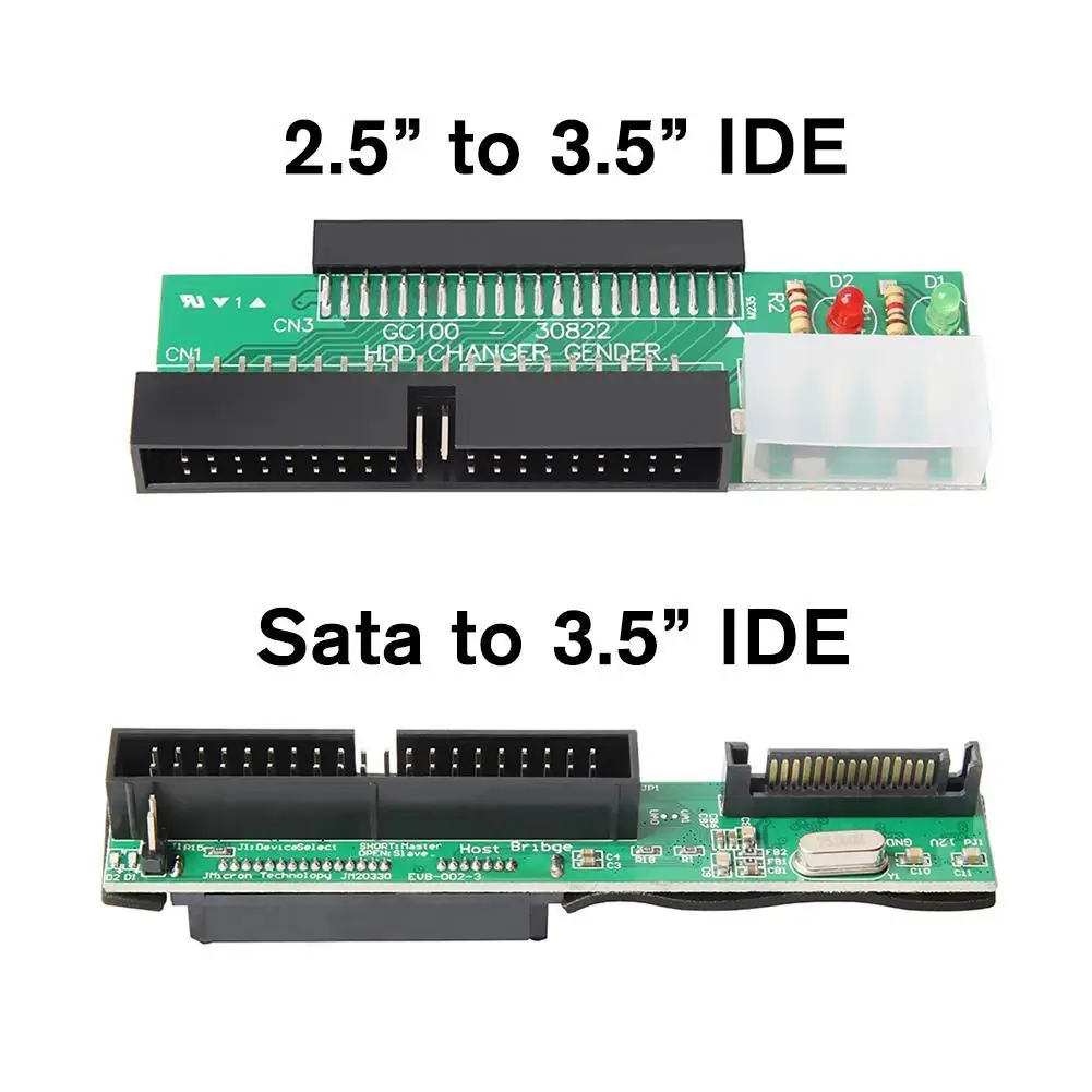 Adattatore Da Sata A Ide Convertitore Da 2.5 Sata Femmina A 3.5 Ide Maschio Adattatore Da Sata A Ide Porta A 40 Pin Per Dos, Per Windows 98/98Se