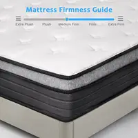 EIUE Queen Size Mattress 10 Inch,Bed-in-a-Box,Hybrid Mattress,Individual Pocket Spring Mattress,Medium Firm Mattresses,Breathabl 3