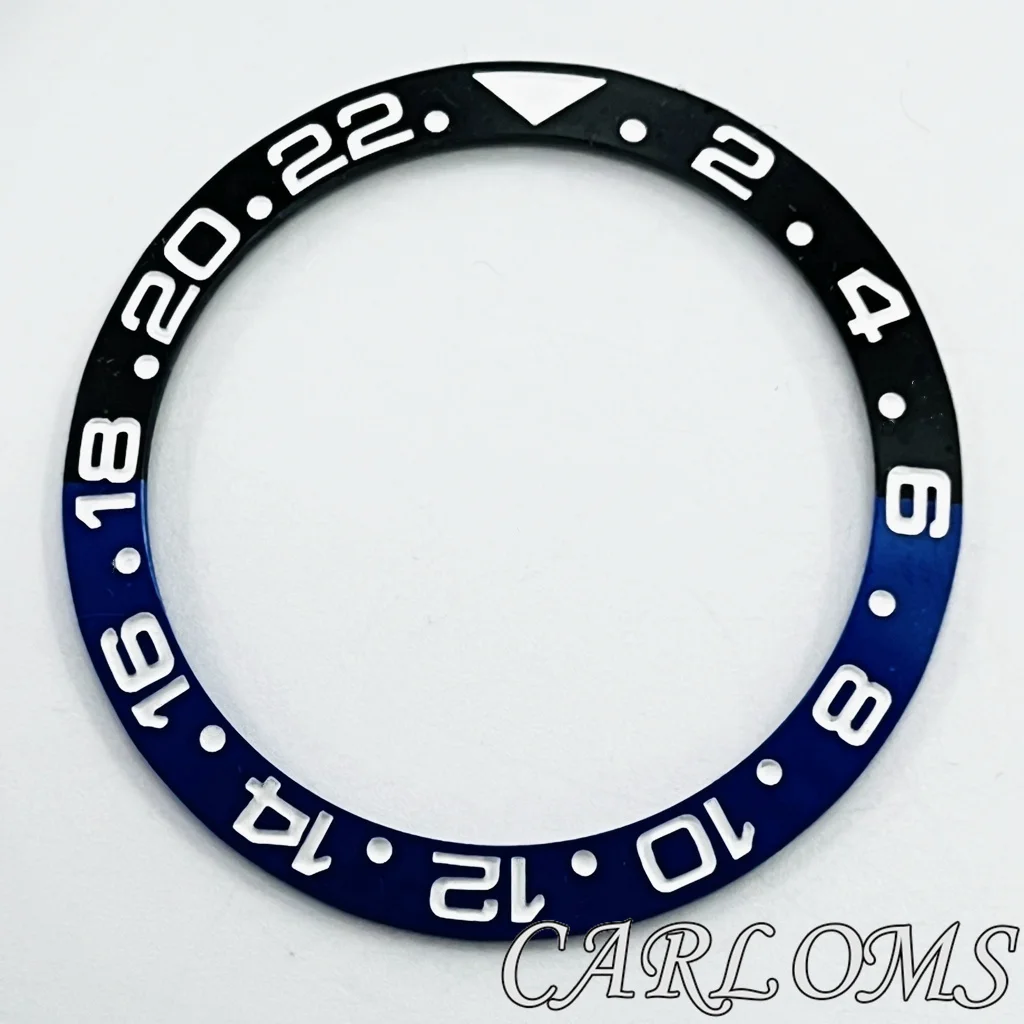 Premium Black Rose Gold Multicolor Ceramic GMT Bezel Insert