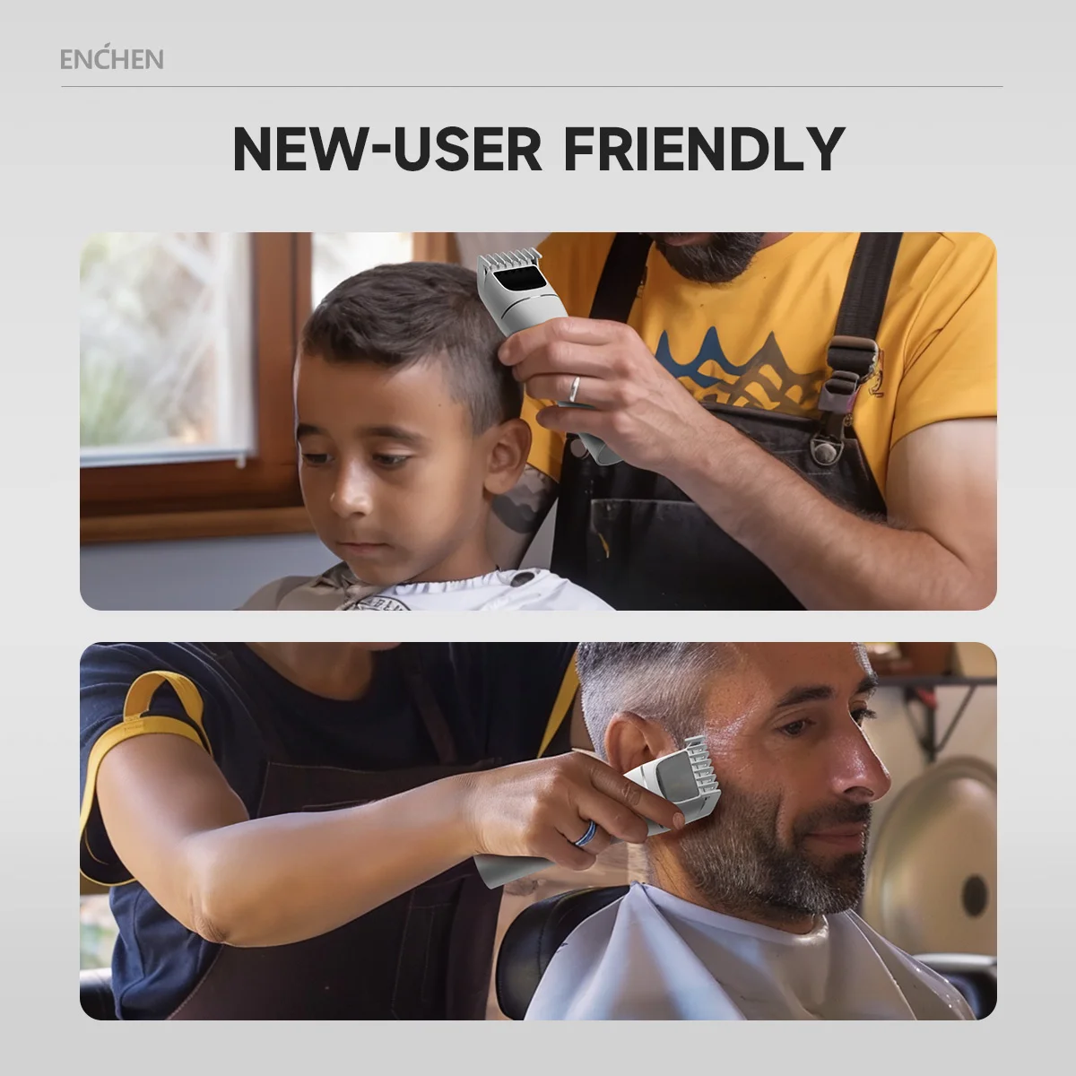 ENCHEN Hair Clipper Hair Trimmer Cutting Machine Beard Shaver Cordless Adjustable Body Trimmer for Men Travel Lock Boost 2 hair trimmer