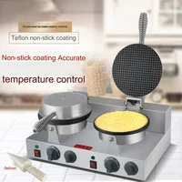 Other Snack Machines Equipment Street Food Machines Commercial Belgian Waffle Iron Maker Electric Pancake Maker 1