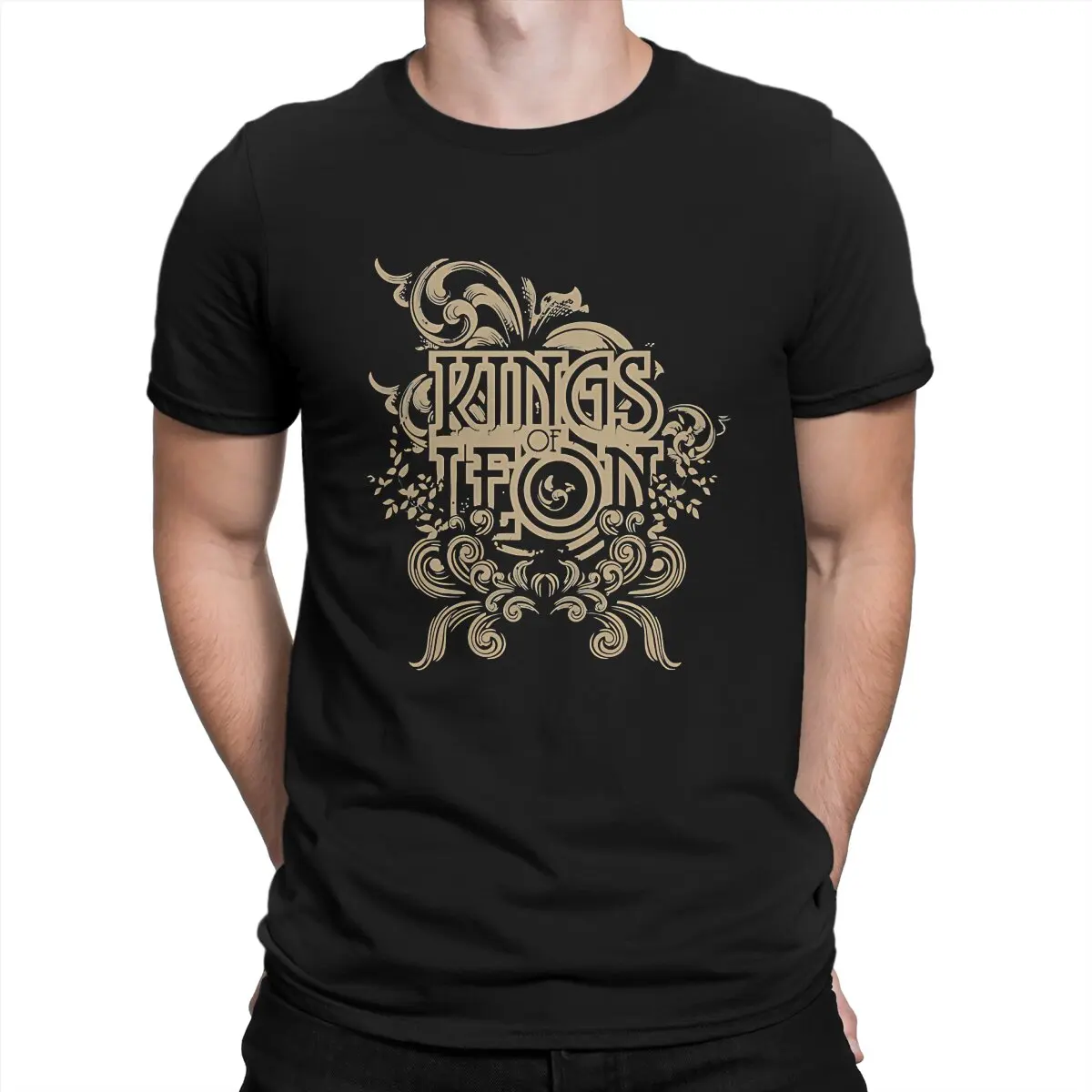 

K-Kings Of Leon Band Мужская футболка рок-музыка модная футболка уличная одежда с графическим принтом новый тренд