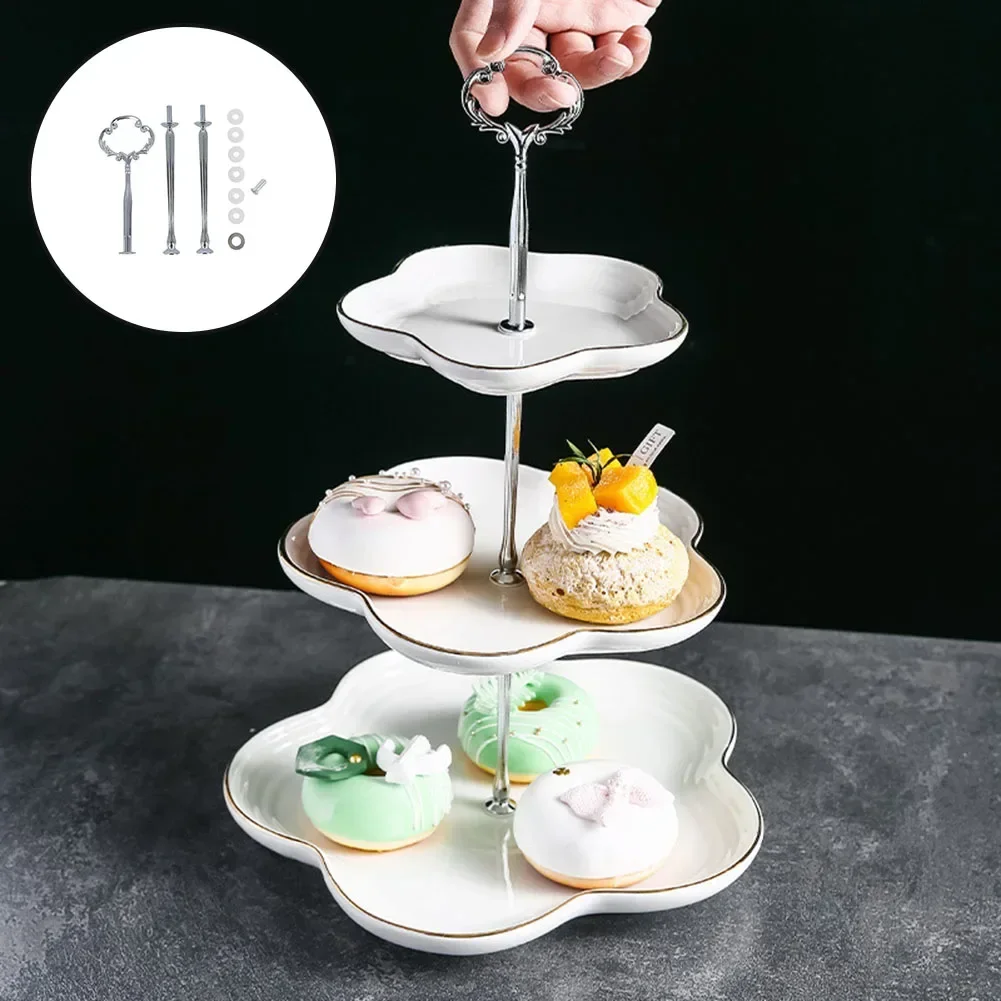 Cake Decorating Tools Cake Stand Cake Baking Tools Cake Making Tools Dessert Stand Fruit Plate Stand 2/3 Tier