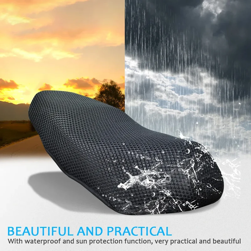 Tenere700 Motorcycle Seat Cover 3D Honeycomb Mesh Cushion Cooling For Yamaha Tenere 700 T7 T 700