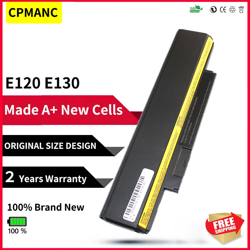 

Аккумулятор CPMANC X121E X130E для Lenovo ThinkPad E120 E125 E130 E135 E145 E320 E325 E330 E335 L330 45N1058 45N1059 X131E X140E