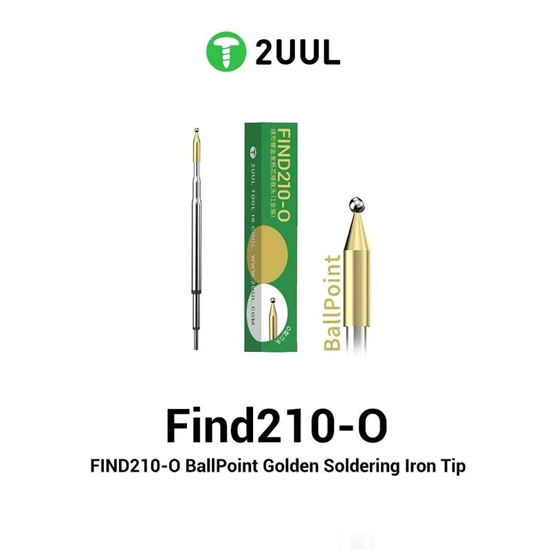 2UUL FD15 FIND210-O 볼펜형 금색 납땜 인두팁 SMD IC 수리용 납땜 도구 납땜 인두팁