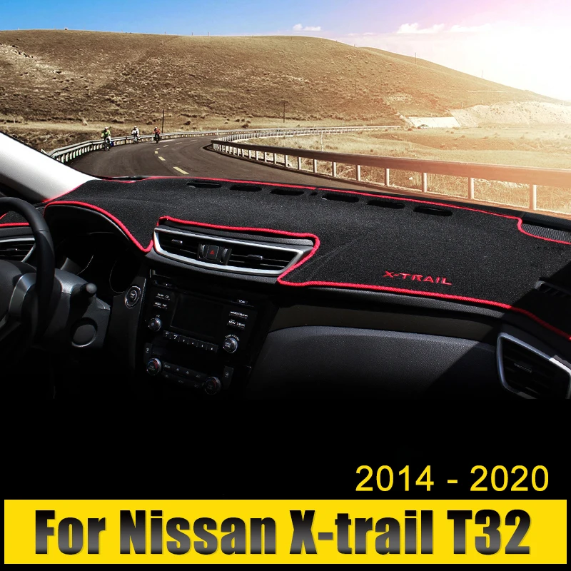 

For Nissan X-trail X Trail Xtrail T32 2014-2018 2019 2020 Car Dashboard Cover Mat Instrument Platform Desk Carpet Accessories