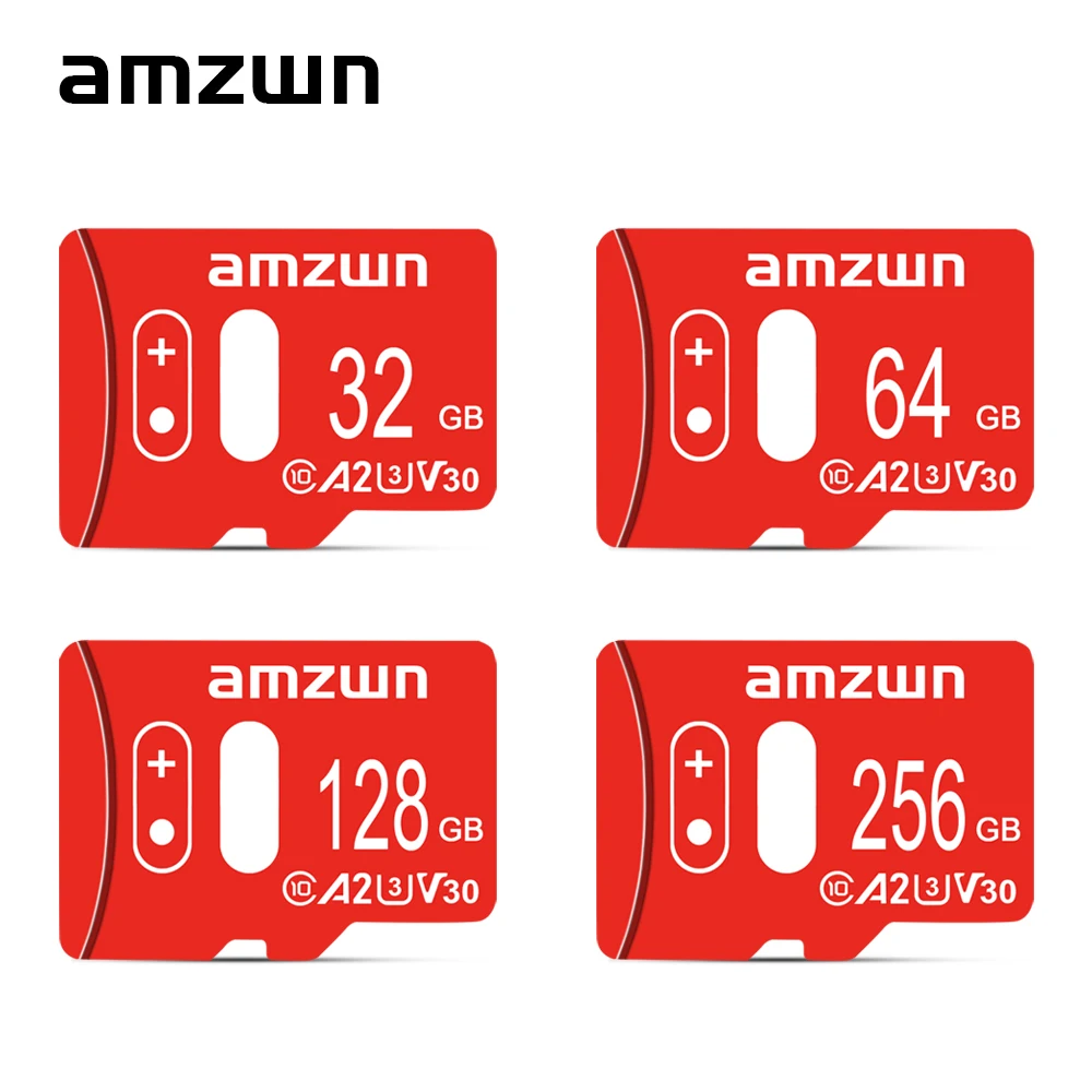 오리지널 amzwn 128GB 메모리 카드 64GB 32GB 플래시 마이크로 카드 TF 고속 C10 미니 SD