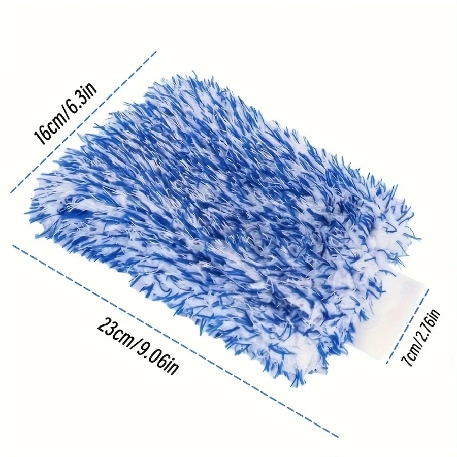 High Density Car Cleaning Tools Glove Ultra Soft Mitt Microfiber Madness Wash Mitt Accessories Easy To Dry Auto Detailing Glove
